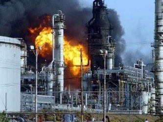 incendio de la ciudad de texas de la refinería de bp