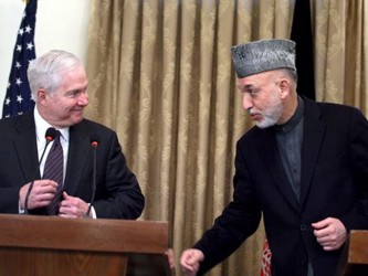 El secretario estadounidense convino en que los primeros resultados militares en Helmand, donde...