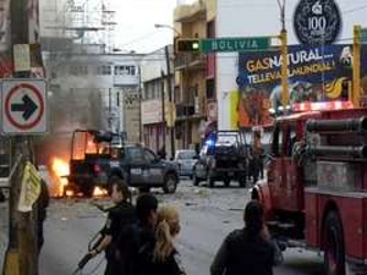 Según el comandante de la V Zona Militar, Eduardo Zárate, el explosivo fue activado a...