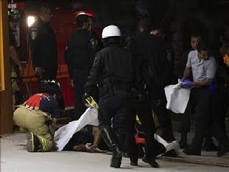 Los heridos fueron llevados en ambulancias a diferentes hospitales de Torreón, los cuales...