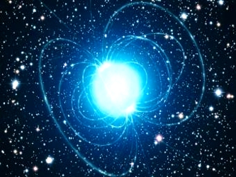Una estrella de neutrones, cuya densidad puede alcanzar 100 millones de toneladas por...