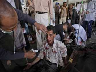 YEMEN - Cinco personas, entre ellas un niño de 12 años, murieron en manifestaciones...