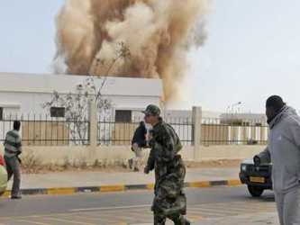 Un portavoz de las fuerzas armadas libias, citado por al agencia oficial JANA, explicó que...