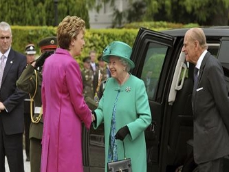 El programa de la reina, cuyo viaje es aprobado por un 81% de los irlandeses según un...