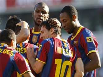 El club azulgrana logró la victoria gracias a los goles del español David Villa en el...