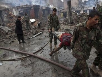 Por el momento, el ataque no había sido reivindicado pero los insurgentes talibanes sunitas...