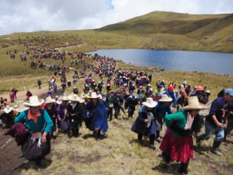 El gobierno peruano restó importancia a la marcha y dijo que, a pesar de conflictos como...