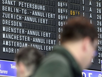 La mayoría de las cancelaciones se registraron en vuelos operados por Lufthansa a destinos...