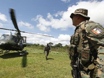 Las autoridades aseguran que miembros de la guerrilla Fuerzas Armadas Revolucionarias de Colombia...