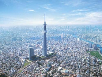 El Skytree de Tokio es la segunda estructura más alta del mundo detrás del Burj...