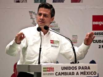 Lo que ocurre con Enrique Peña Nieto es que llega a este primer debate de candidatos...