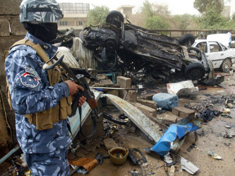 La violencia ha disminuido en Irak desde los años 2006 y 2007, pero los atentados siguen...
