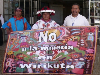 También funcionarios y empresarios mineros van a proteger Wirikuta, lugar sagrado de los...