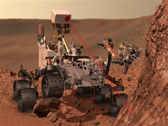 NASA dijo que recibió una señal del Curiosity poco después de que...