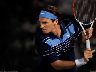 Federer, actual número uno del mundo, tardó apenas 20 minutos en ganar el primer set,...