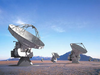 El radiotelescopio es el primer proyecto astronómico en el que participan Europa, Estados...