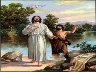 Al día siguiente Juan ve a Jesús venir hacia él y dice: «He ahí el...