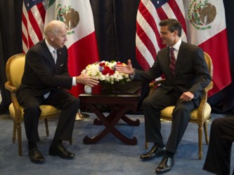 el objetivo de la reunión entre Biden y Peña Nieto, es el de promover la...