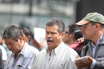 Juan José Ortega Madrigal, líder de la sección 18 de Michoacán,...