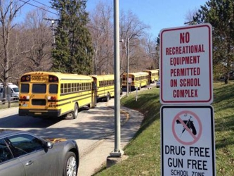 El incidente ocurrió en el colegio secundario Franklin Regional en Murrysville, a unos 32...
