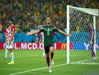 El gol de Javier "Chicharito" Hernández con el que México se colocó...