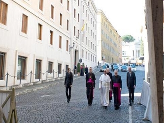 Este miércoles el obispo de Roma también participó en las exequias del...