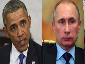 Obama, descartó hoy una acción militar en Ucrania, pero consideró la...