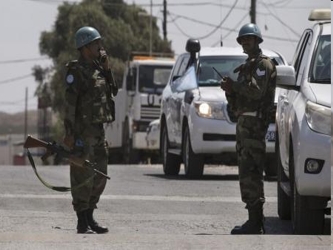 Los soldados de paz estuvieron secuestrados durante dos semanas, cuando varios grupos militantes...