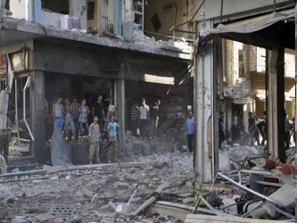En mayo, rebeldes sirios habían abandonado su último bastión en el...
