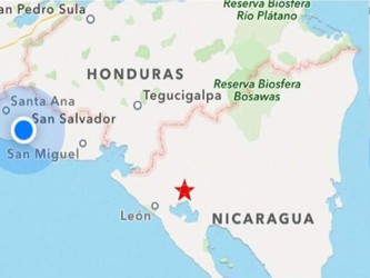 El temblor tuvo su epicentro frente al volcán Cosigüina, en la provincia de Chinandega...