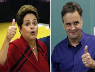 Según una encuesta de Datafolha, Rousseff tiene un 46 por ciento de respaldo para el...