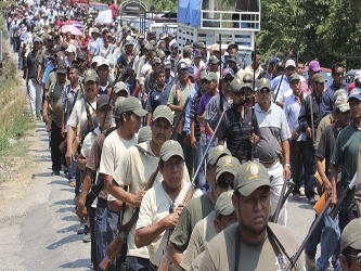 El 3 de junio de 2013, sin embargo, se desplazaron hasta Iguala para sumarse a las manifestaciones...