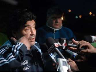 Maradona, campeón del Mundo en México 1986 y subcampeón en Italia 1990,...