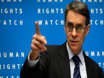 Roth también se refirió al panorama de los derechos humanos en Venezuela, donde, a su...