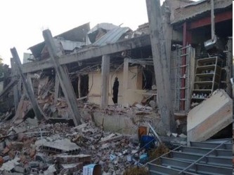 La explosión ocurrió en el Hospital Materno Infantil de Cuajimalpa, un distrito del...