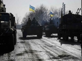 Kiev dijo que rebeldes prorrusos habían estado fortaleciendo sus posiciones en zonas...