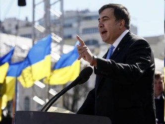 Saakashvili, de 47 años, ya asesoró en algunas ocasiones a la cúpula de Kiev...