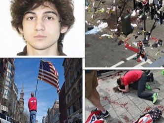 En ese punto fue donde Dzhokar Tsarnaev colocó una de las ollas a presión llenas de...
