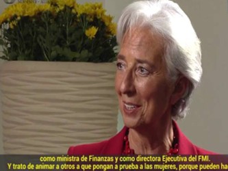 Christine Lagarde explica que en los dos últimos años, y este año...