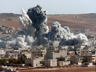 El Observatorio Sirio para los Derechos Humanos dijo que ocho personas murieron en un ataque...