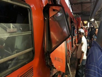 El accidente del lunes en la Línea 5 del sistema Metro fue a la hora de mayor...