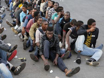 El número de refugiados e inmigrantes que llegaron a Europa en los primeros seis meses del...