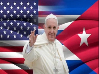 Bergoglio es también el primer papa que visita las Naciones Unidas durante los trabajos de...
