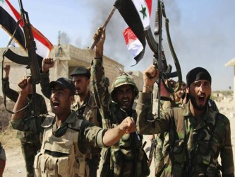 Las Fuerzas de Siria Democrática, una coalición armada de kurdos, árabes y...