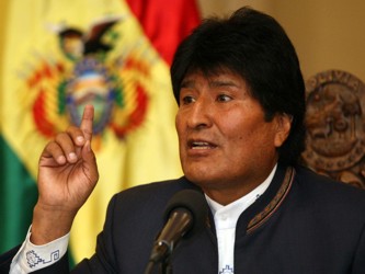El presidente de Bolivia, Evo Morales, afirmó hoy que quienes hacen campaña en contra...