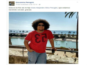 A través de la red social Facebook, la madre de Silva, Giovannina Perugini, difundió...