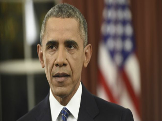 Hablando en un tono medido, Obama utilizó su aparición televisada a nivel nacional de...