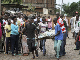 Ahora mismo la embajada en Burundi solo ofrece servicios de emergencia 