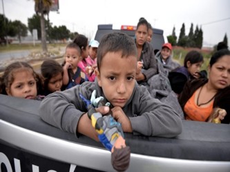 Cerca de 30.000 niños migrantes centroamericanos han sido detenidos entre enero y octubre de...
