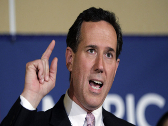 Santorum abandonó la carrera dos días después de los caucus de Iowa.